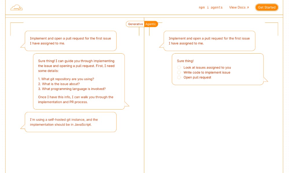 Cloudflare AI agents dashboard