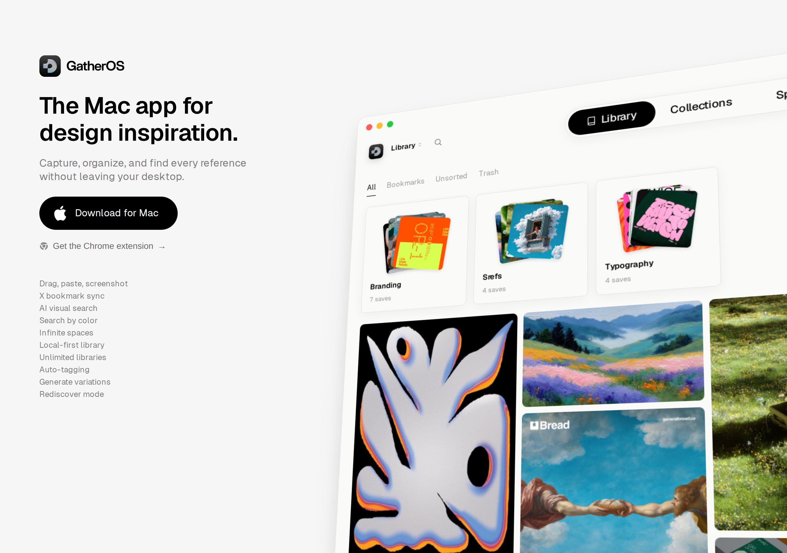 Gatheros design inspiration manager