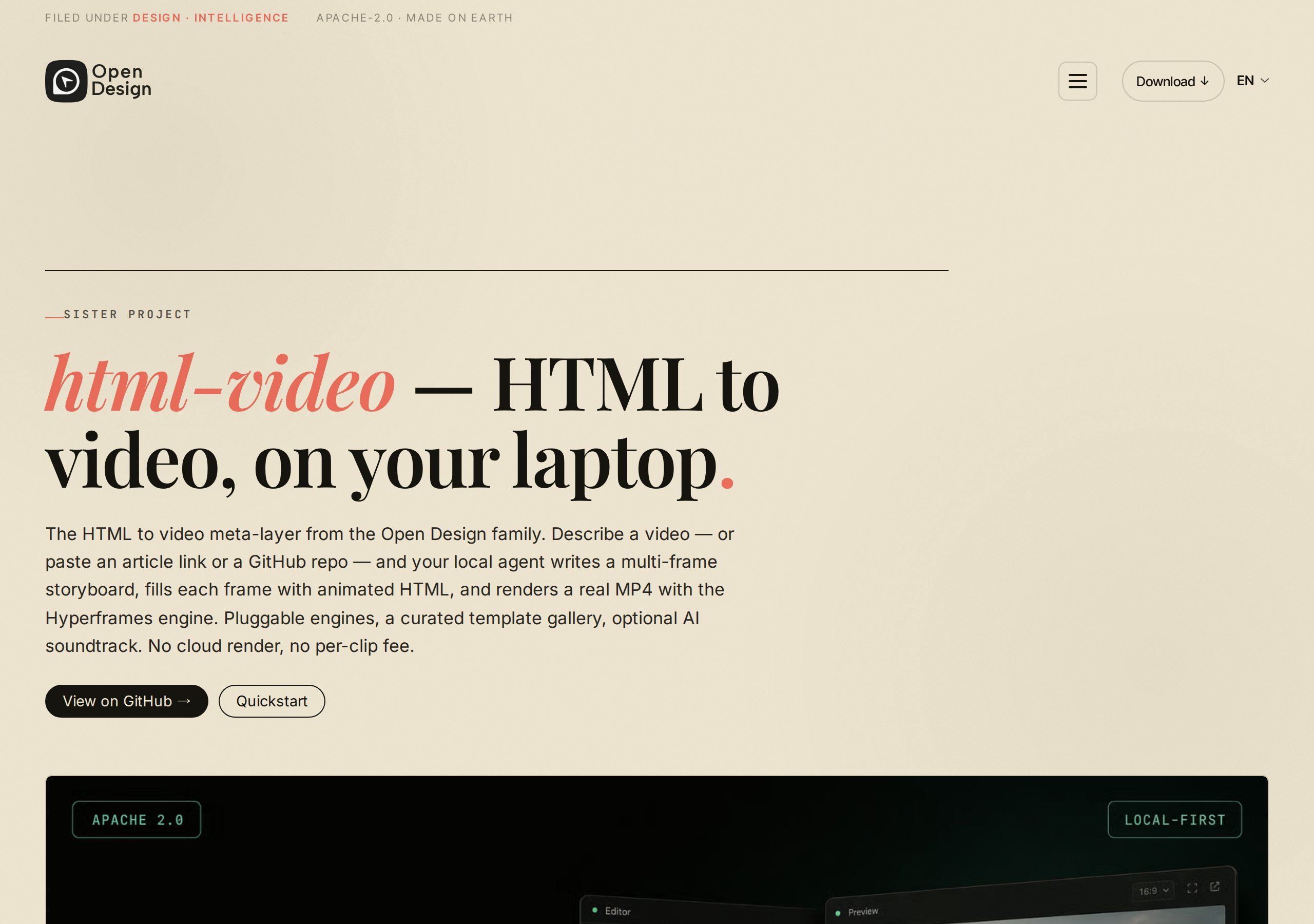 html-video programmatic video tool