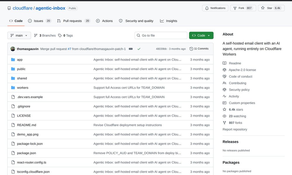 Cloudflare Agentic Inbox