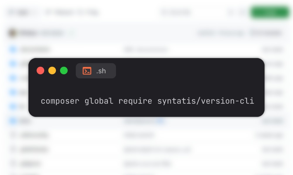 Version CLI semver tool demo
