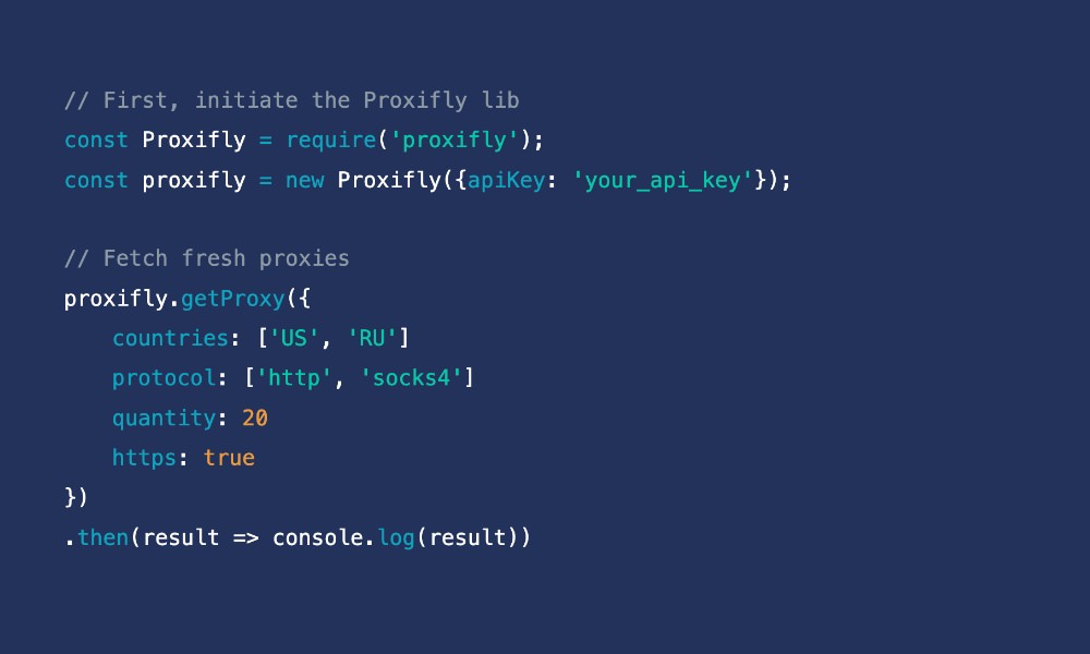 Proxifly free proxy service