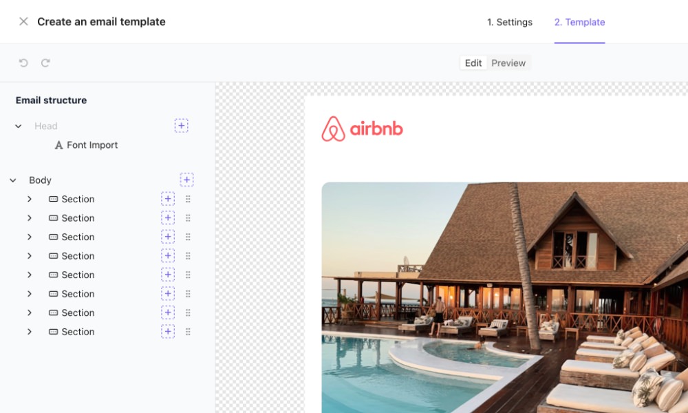 Notifuse email platform dashboard