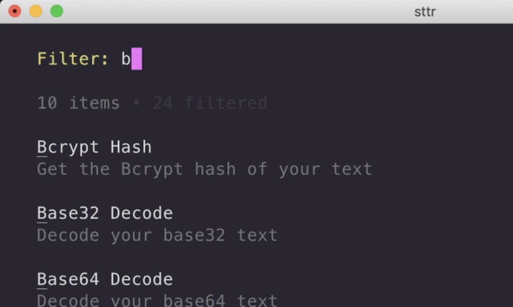 Sttr string transformation tool
