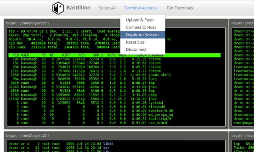 Bastillion web-based SSH management interface
