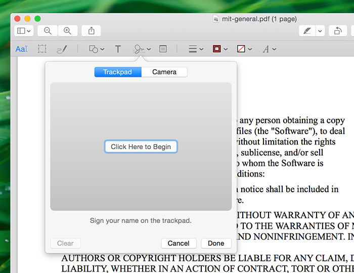 electronic signature on mac in word