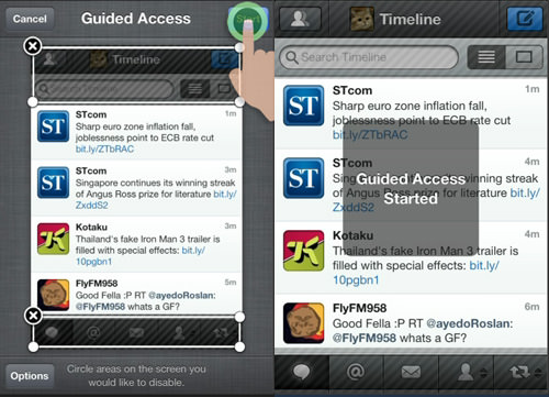 start guided access