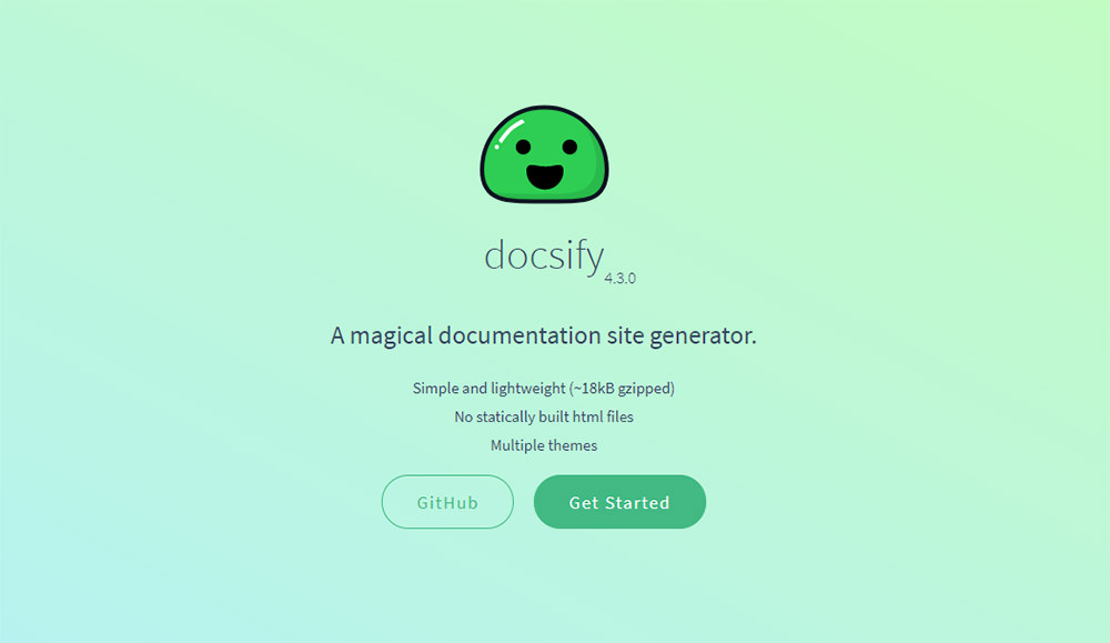 Docsify homepage