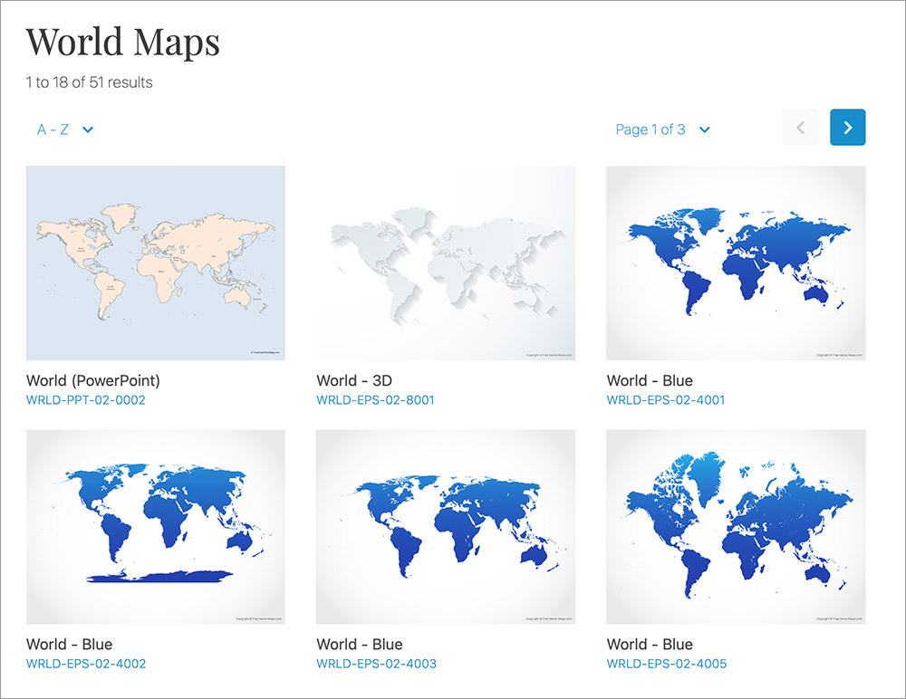 Free Vector Maps