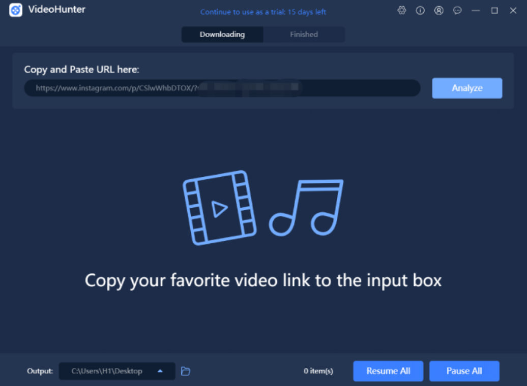 copy url and download video software