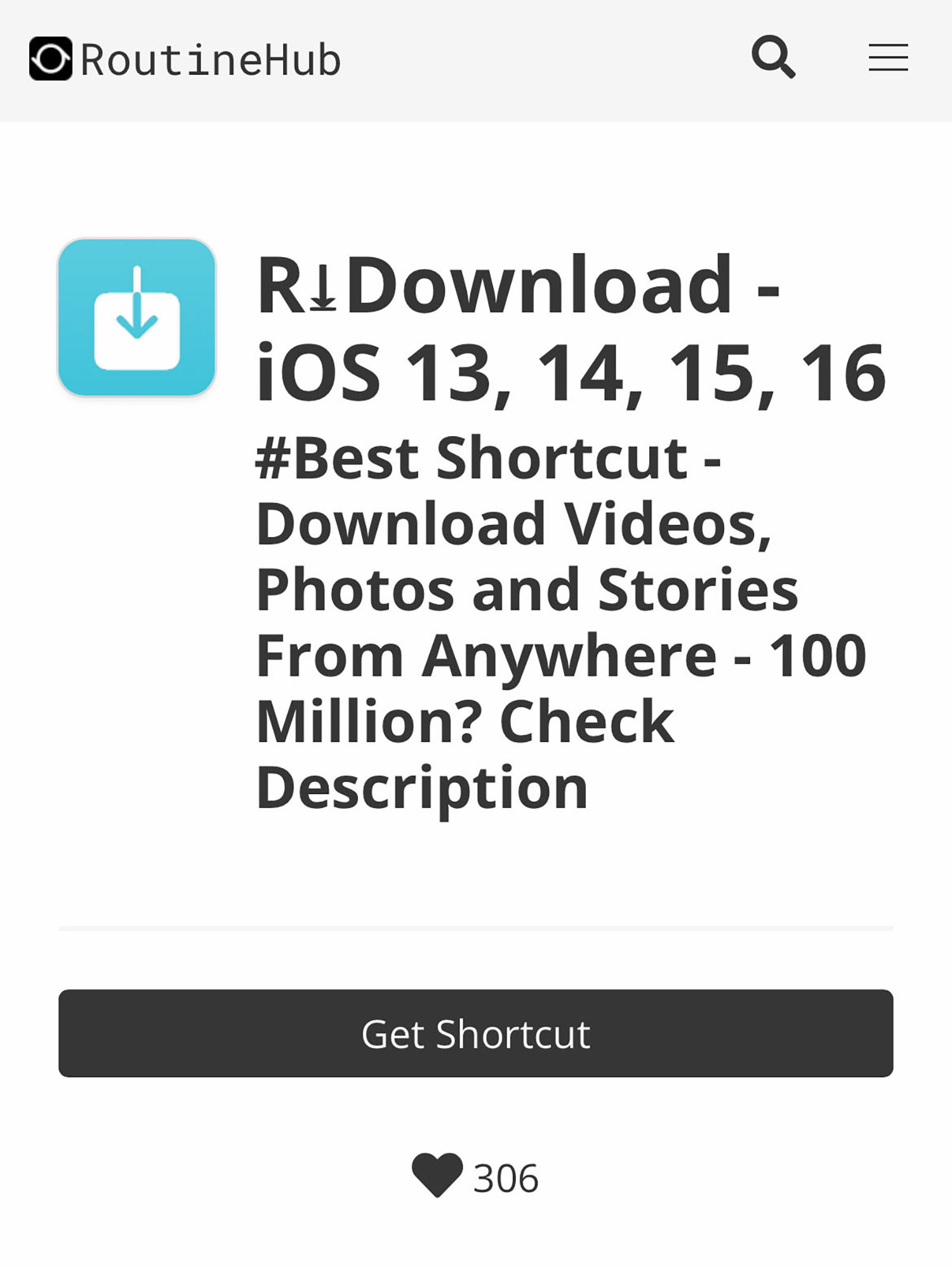 Twitter video deals downloader shortcut