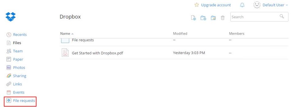 File requests in Dropbox|1000pxx350px