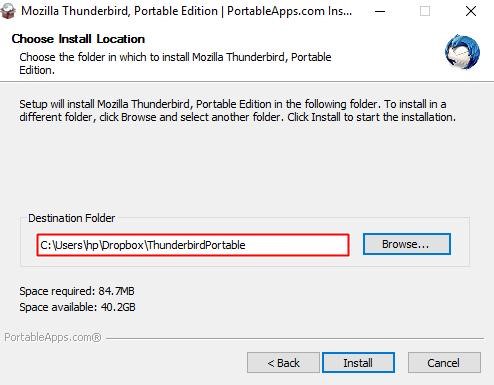 Install portable app to Ã¢Â€ÂœDropboxÃ¢Â€Â folder|493pxx384px