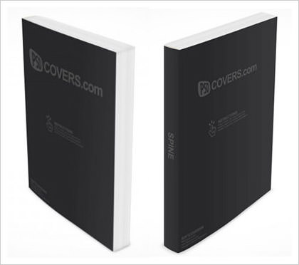 3d book cover template