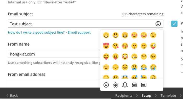 how to use emoticon with mailbird