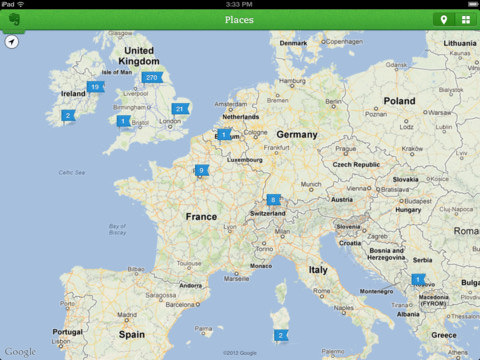 Evernote 5 Places