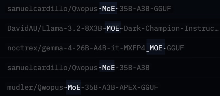 Mixture-of-Experts model illustration