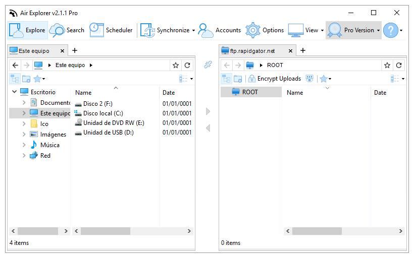 Air Explorer for File Explorer in Windows 10