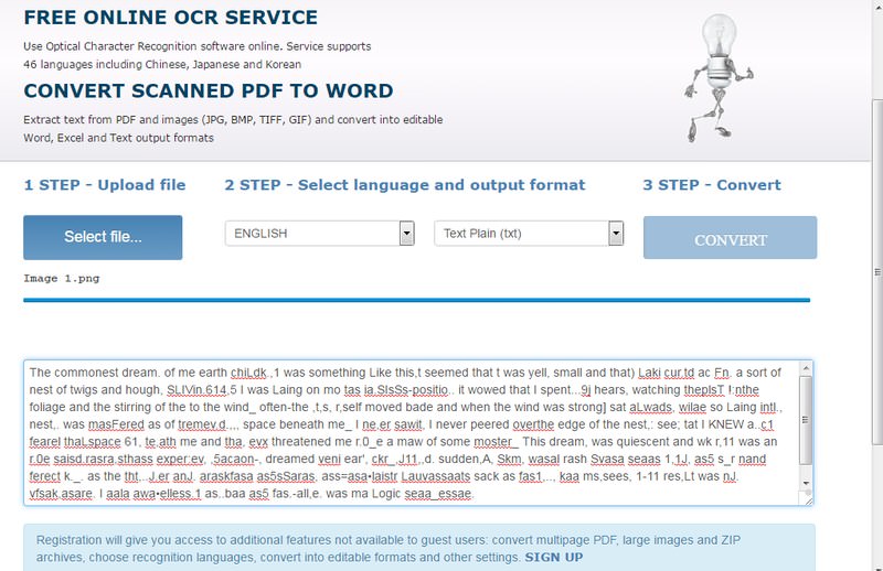 free online ocr converter from pdf to word