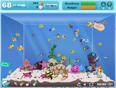 happy fish dream aquarium crab game