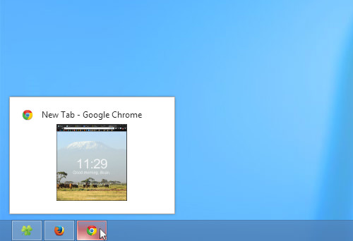 Taskbar Preview