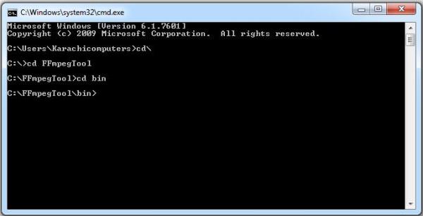 Ffmpeg команды для windows