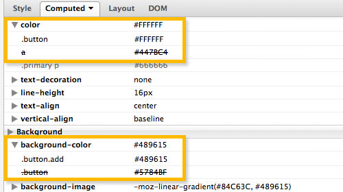 Computed Styles Example