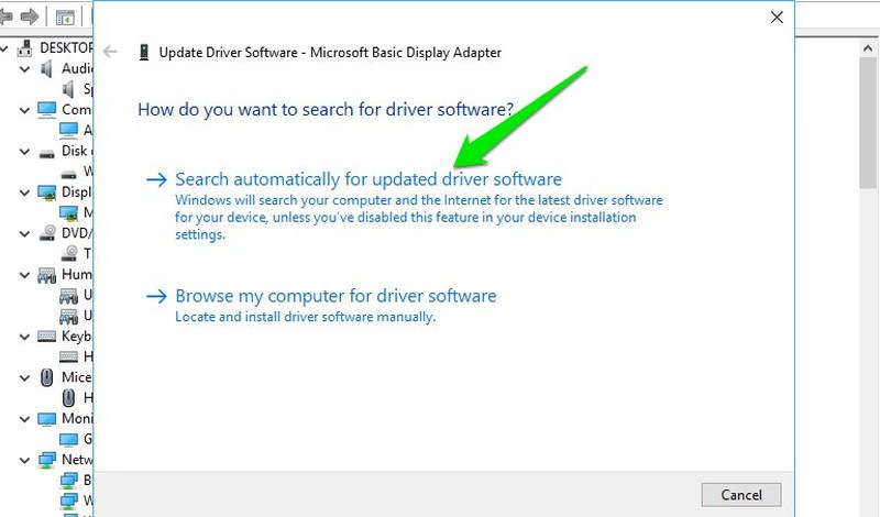 how to fix display driver not installing