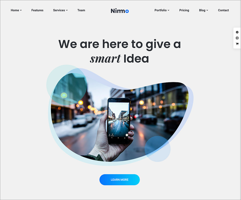 Nimmo wordpress theme