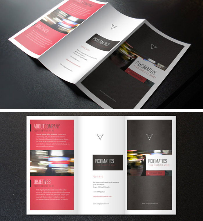 brochure PSD files