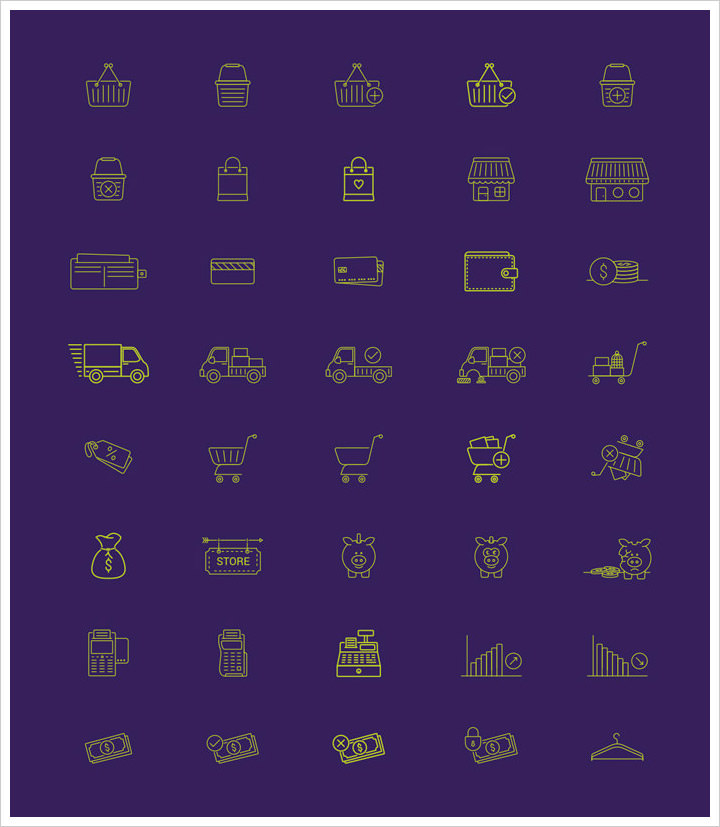 ecommerce icons