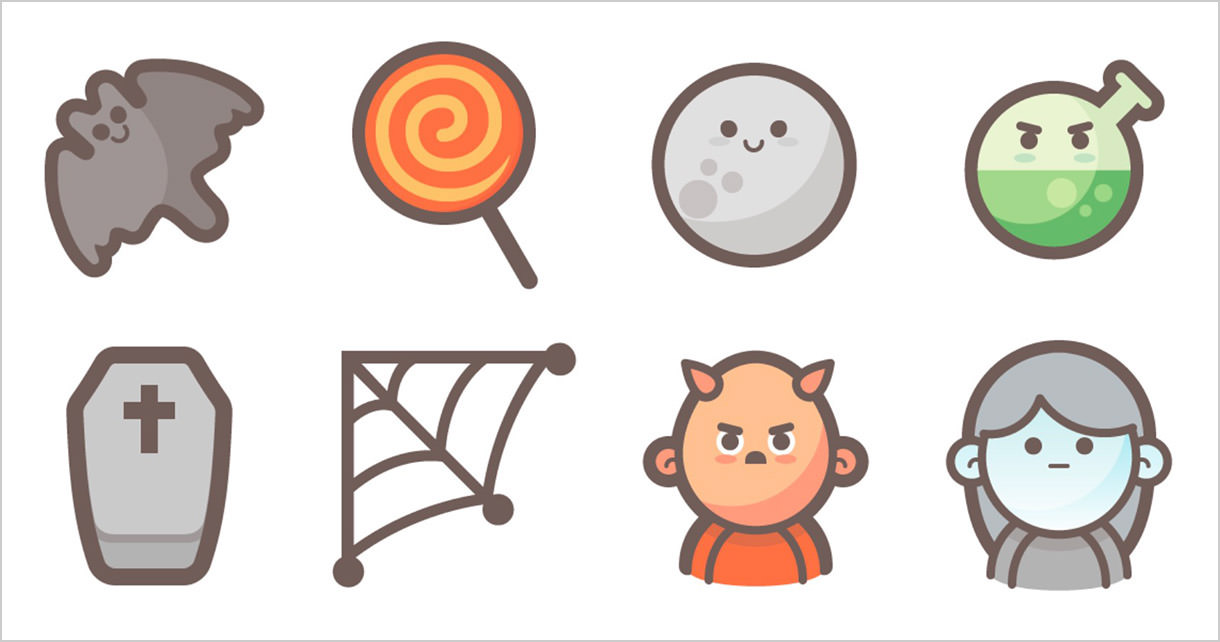 halloween icons bby iconshock