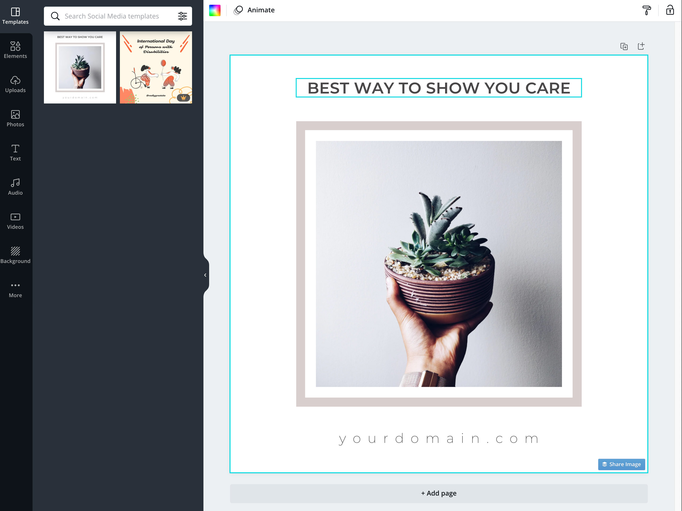 Canva Photo Editor