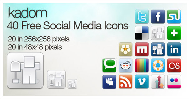 免费的社交媒体图标集–最佳 免费的社交媒体图标集–最佳