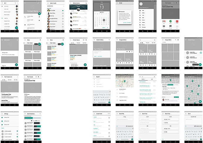 Download Ten Wireframe Kits You Can Download For Free - Hongkiat