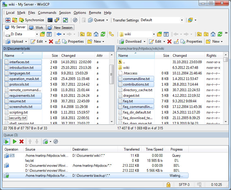 filezilla ftp client open in another program