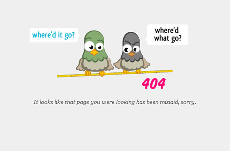 creative 404 pages