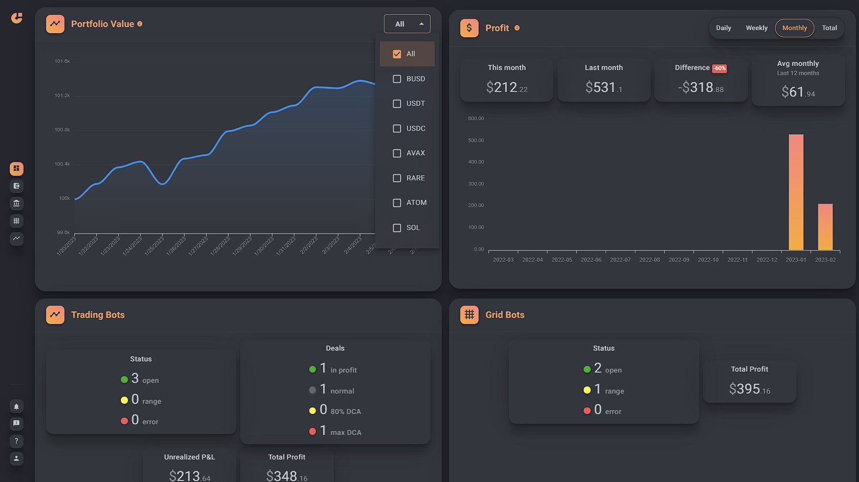 Gainium A Fully featured Crypto Trading Platform Review Hongkiat