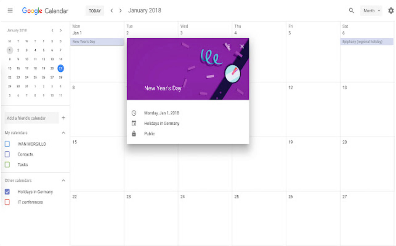 Google Calendar Scroll Disabler