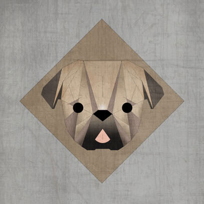 Geometric Dog 02