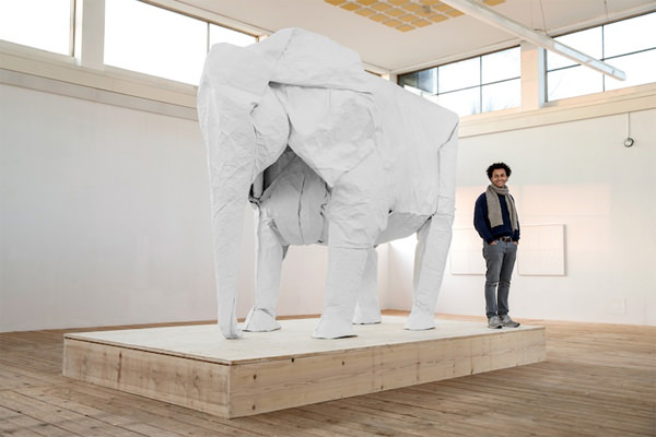 giant origami art