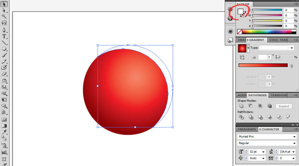 christmas bauble in illustrator