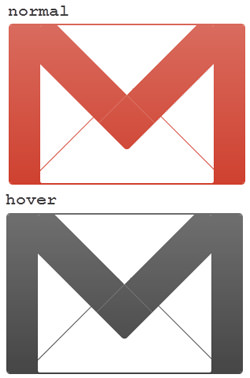 gmail logo in css