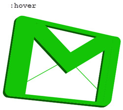 gmail logo in css