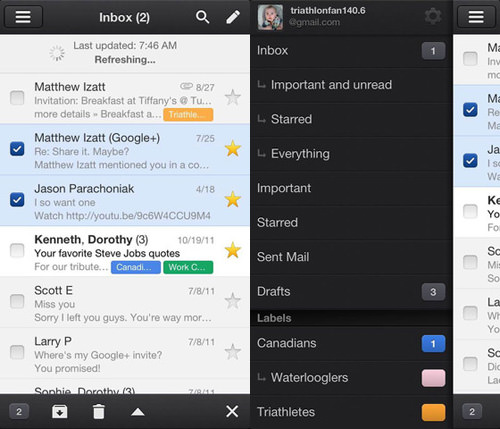 Gmail On The Iphone Google S App Or Apple S Mail App Hongkiat