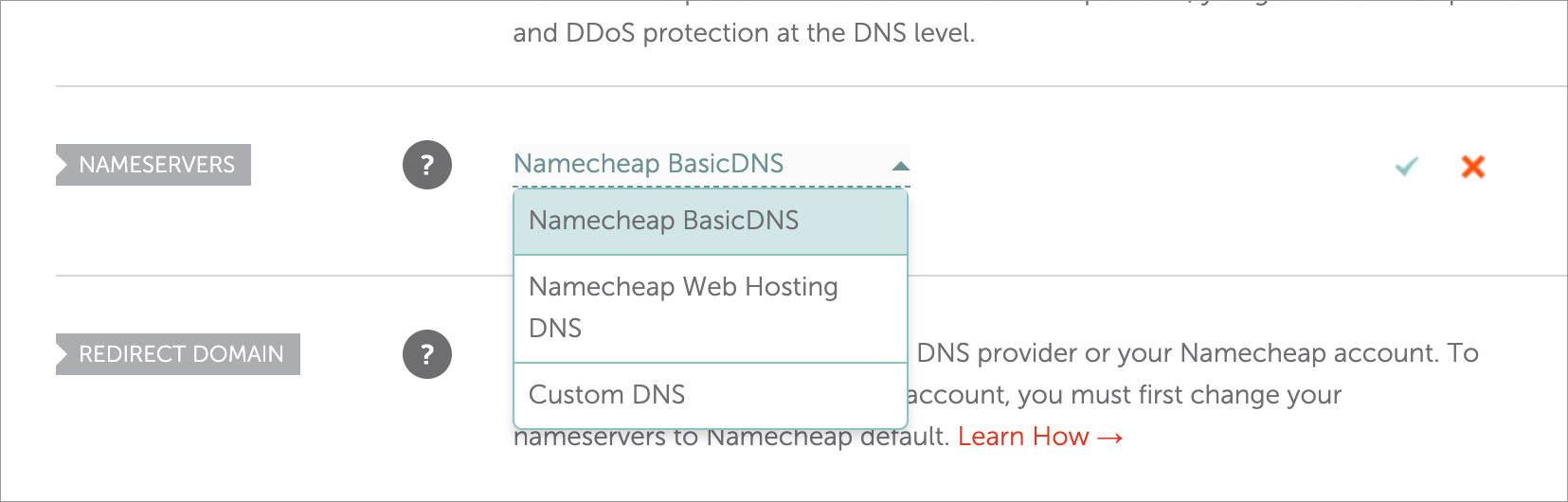 namehceap basic dns