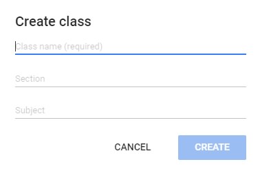 create class