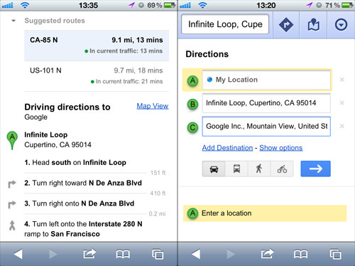 google directions