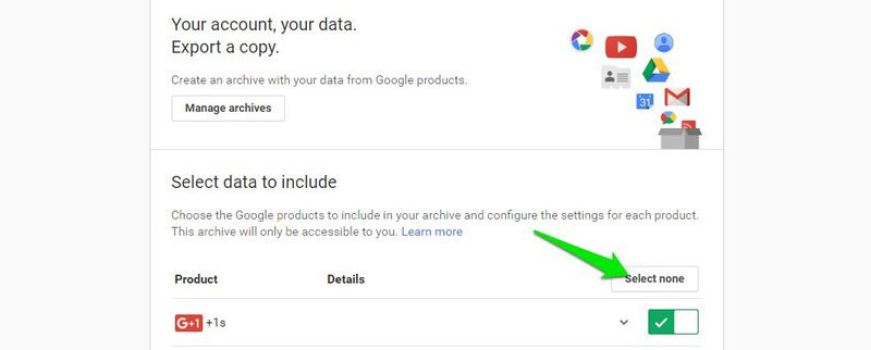 download google photos takeout archive