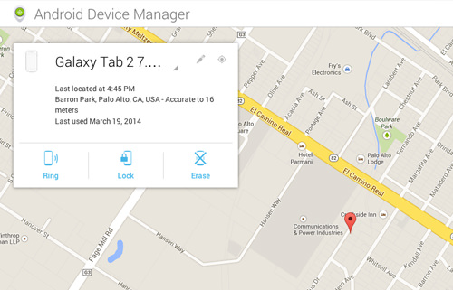 Ring, Lock & Erase Your Device With Android Device Manager